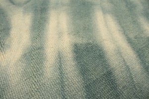 Hunter Green Tie-Dye 5X8 Hand-Tufted Modern Rug
