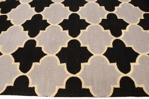 Multicolored Trellis 5X8 Hand-Tufted Modern Rug