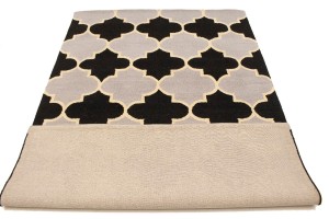 Multicolored Trellis 5X8 Hand-Tufted Modern Rug