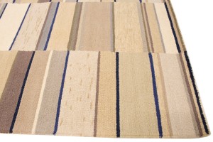 Multicolored Stripes 5X8 Hand-Tufted Modern Rug