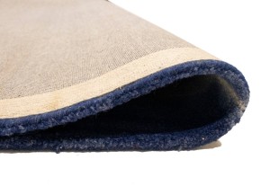 Purple-navy Tie-Dye 5X8 Hand-Tufted Modern Rug