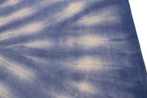 Purple-navy Tie-Dye 5X8 Hand-Tufted Modern Rug