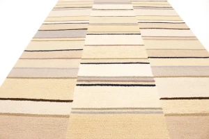 Multicolored Stripes 5X8 Hand-Tufted Modern Rug