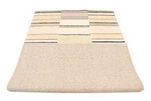 Multicolored Stripes 5X8 Hand-Tufted Modern Rug
