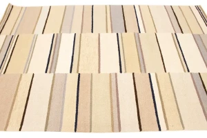 Multicolored Stripes 5X8 Hand-Tufted Modern Rug
