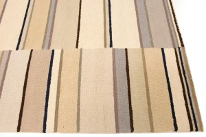 Multicolored Stripes 5X8 Hand-Tufted Modern Rug