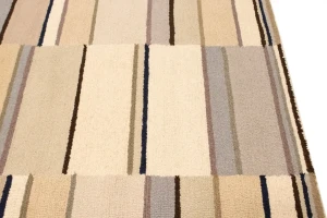 Multicolored Stripes 5X8 Hand-Tufted Modern Rug