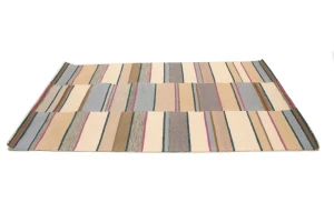 Multicolored Stripes 5X8 Hand-Tufted Modern Rug