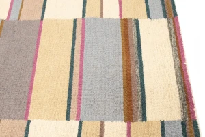 Multicolored Stripes 5X8 Hand-Tufted Modern Rug