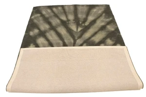 Dark Brown Tie-Dye 5X8 Hand-Tufted Modern Rug