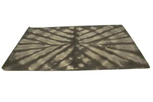 Dark Brown Tie-Dye 5X8 Hand-Tufted Modern Rug