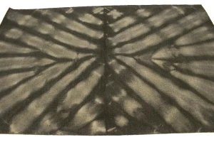 Dark Brown Tie-Dye 5X8 Hand-Tufted Modern Rug