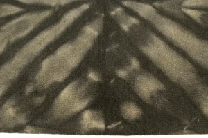 Dark Brown Tie-Dye 5X8 Hand-Tufted Modern Rug