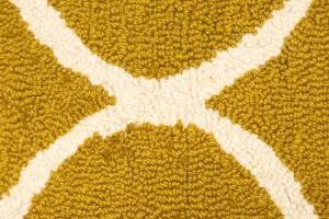 Gold Trellis 5X8 Hand-Tufted Modern Rug