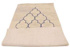 Beige Trellis 5X8 Hand-Tufted Modern Rug