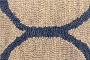 Beige Trellis 5X8 Hand-Tufted Modern Rug