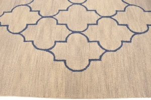 Beige Trellis 5X8 Hand-Tufted Modern Rug