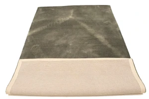 Dark Brown Tie-Dye 5X8 Hand-Tufted Modern Rug