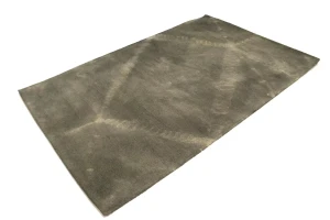Dark Brown Tie-Dye 5X8 Hand-Tufted Modern Rug