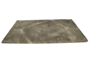 Dark Brown Tie-Dye 5X8 Hand-Tufted Modern Rug