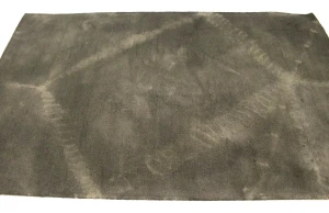Dark Brown Tie-Dye 5X8 Hand-Tufted Modern Rug