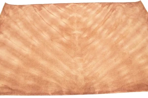 Rust Tie-Dye 5X8 Hand-Tufted Modern Rug