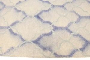 Cream Trellis 5X8 Hand-Tufted Modern Rug