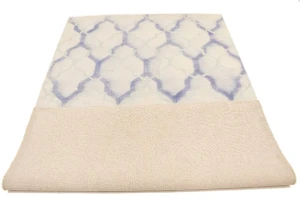 Cream Trellis 5X8 Hand-Tufted Modern Rug