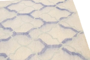 Cream Trellis 5X8 Hand-Tufted Modern Rug