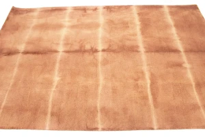 Rust Tie-Dye 5X8 Hand-Tufted Modern Rug