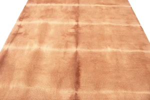 Rust Tie-Dye 5X8 Hand-Tufted Modern Rug