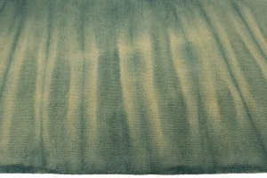 Green Tie-Dye 5X8 Hand-Tufted Modern Rug