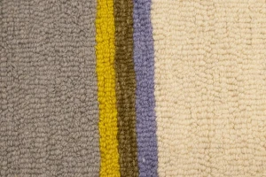 Multicolored Stripes 5X8 Hand-Tufted Modern Rug