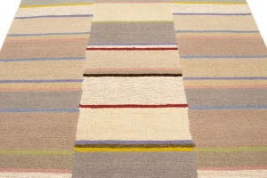 Multicolored Stripes 5X8 Hand-Tufted Modern Rug
