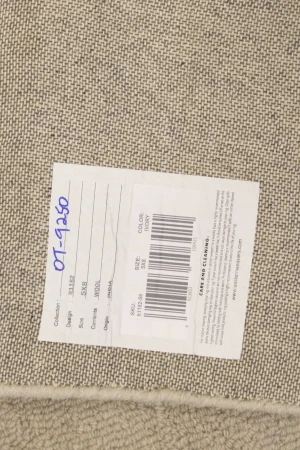 Beige Abstract 5X8 Hand-Tufted Modern Rug