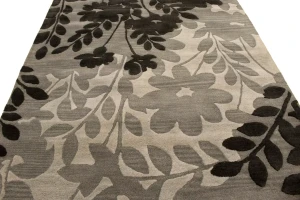 Multicolored Floral 5X8 Hand-Tufted Modern Rug