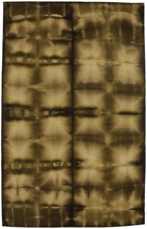 Brown Tie-Dye 5X8 Hand-Tufted Modern Rug
