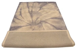 Pastel Purple Tie-Dye 5X8 Hand-Tufted Modern Rug