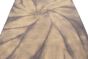 Pastel Purple Tie-Dye 5X8 Hand-Tufted Modern Rug