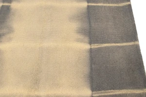 Gray Tie-Dye 5X8 Hand-Tufted Modern Rug