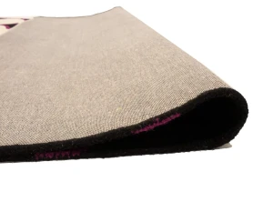 Fuchsia & Black Trellis 5X8 Hand-Tufted Modern Rug