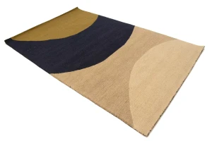 Multicolored Abstract 5X8 Hand-Tufted Modern Rug
