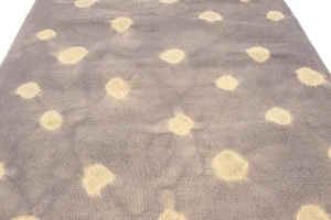 Mauve Tie-Dye 5X8 Hand-Tufted Modern Rug
