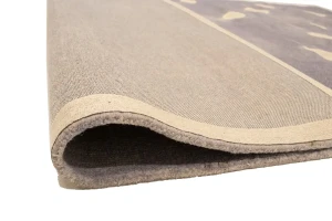 Mauve Tie-Dye 5X8 Hand-Tufted Modern Rug