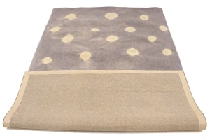 Mauve Tie-Dye 5X8 Hand-Tufted Modern Rug