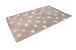 Mauve Tie-Dye 5X8 Hand-Tufted Modern Rug