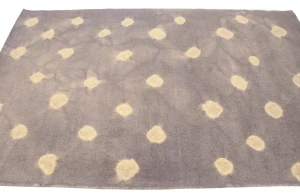 Mauve Tie-Dye 5X8 Hand-Tufted Modern Rug