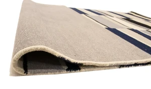 Multicolored Stripes 5X8 Hand-Tufted Modern Rug