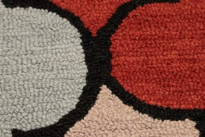 Multicolored Trellis 5X8 Hand-Tufted Modern Rug