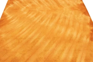 Solar Orange Tie-Dye 5X8 Hand-Tufted Modern Rug